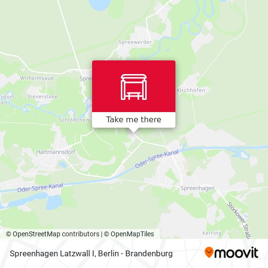 Spreenhagen Latzwall I map