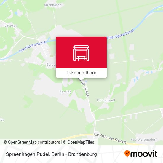 Карта Spreenhagen Pudel