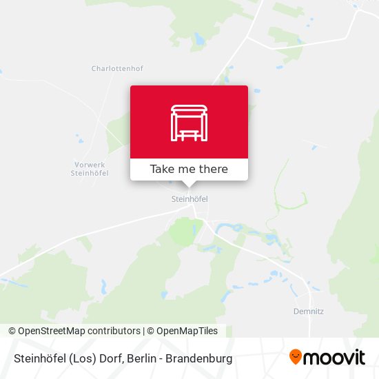 Steinhöfel (Los) Dorf map