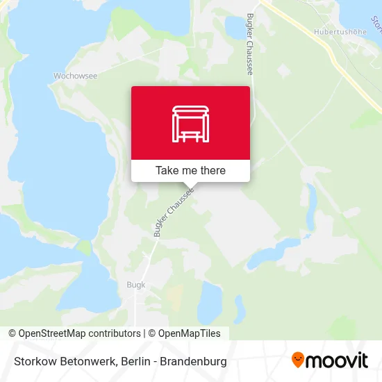Storkow Betonwerk map