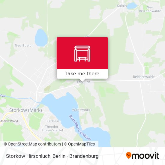 Storkow Hirschluch map