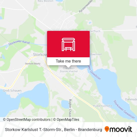 Карта Storkow Karlslust T.-Storm-Str.