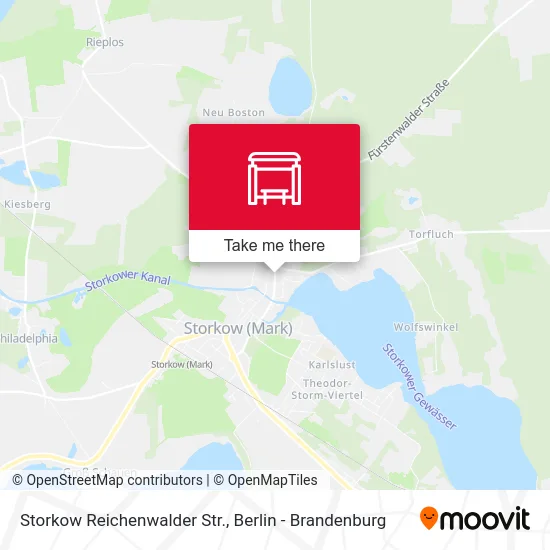 Карта Storkow Reichenwalder Str.