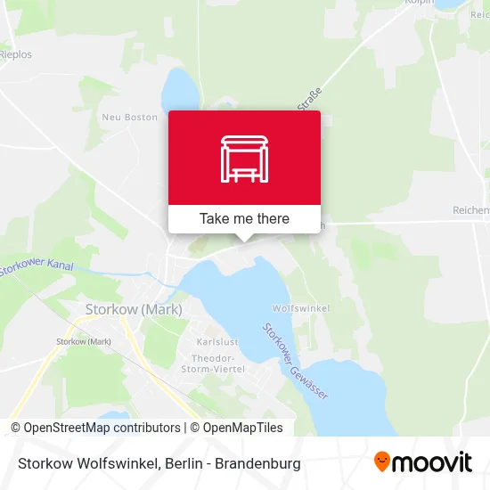 Storkow Wolfswinkel map