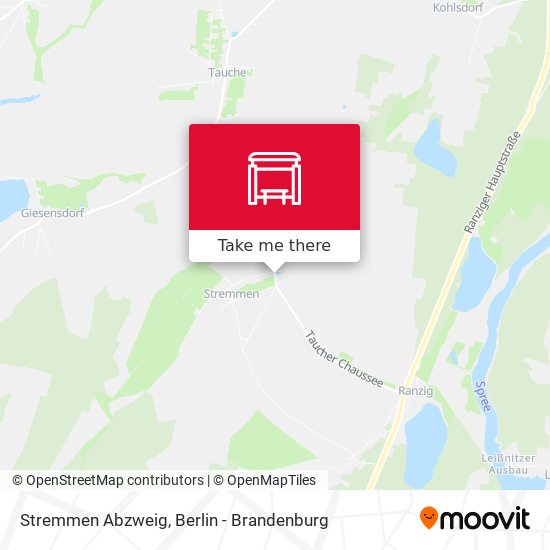 Stremmen Abzweig map