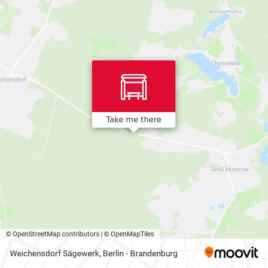 Weichensdorf Sägewerk map