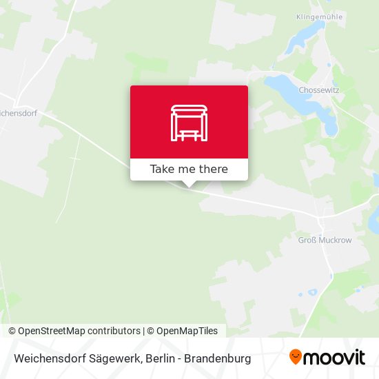 Weichensdorf Sägewerk map