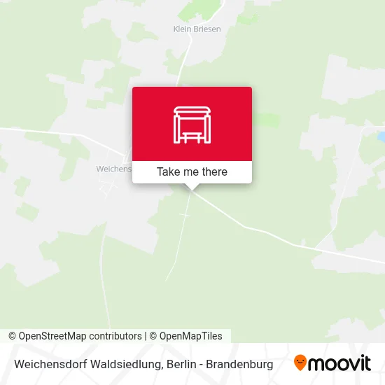 Weichensdorf Waldsiedlung map