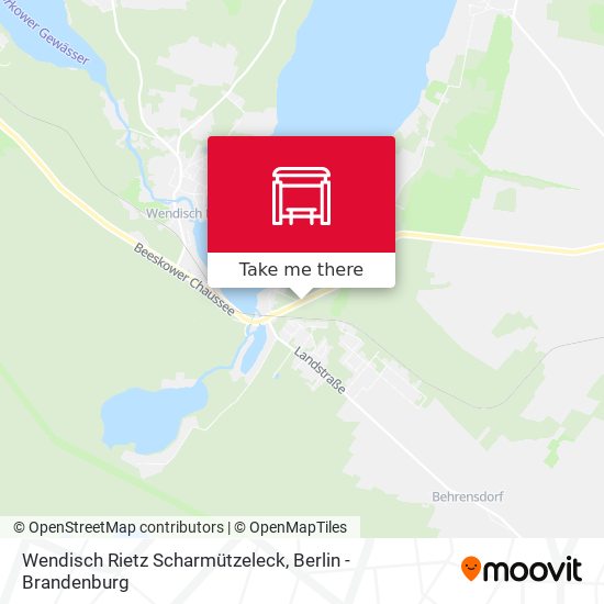 Wendisch Rietz Scharmützeleck map