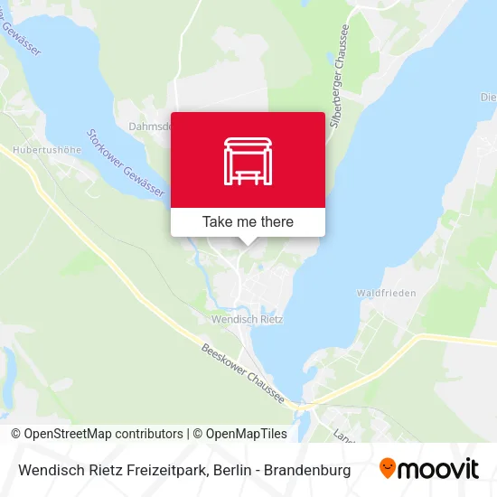 Карта Wendisch Rietz Freizeitpark