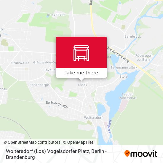 Woltersdorf (Los) Vogelsdorfer Platz map