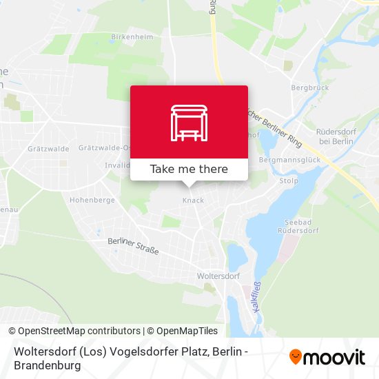 Woltersdorf (Los) Vogelsdorfer Platz map