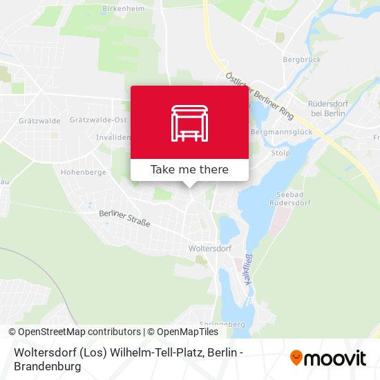 Woltersdorf (Los) Wilhelm-Tell-Platz map