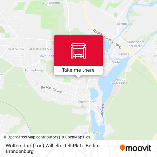 Woltersdorf (Los) Wilhelm-Tell-Platz map