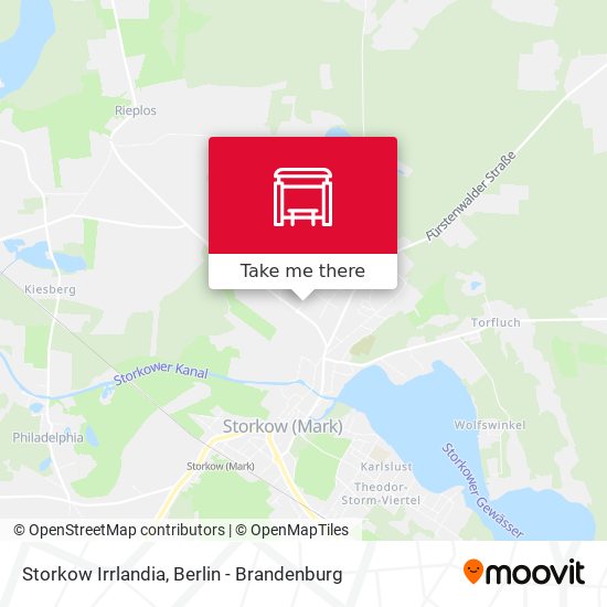 Storkow Irrlandia map