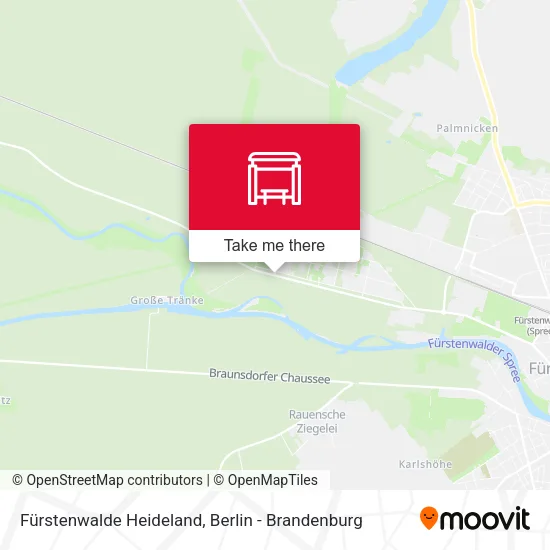 Карта Fürstenwalde Heideland