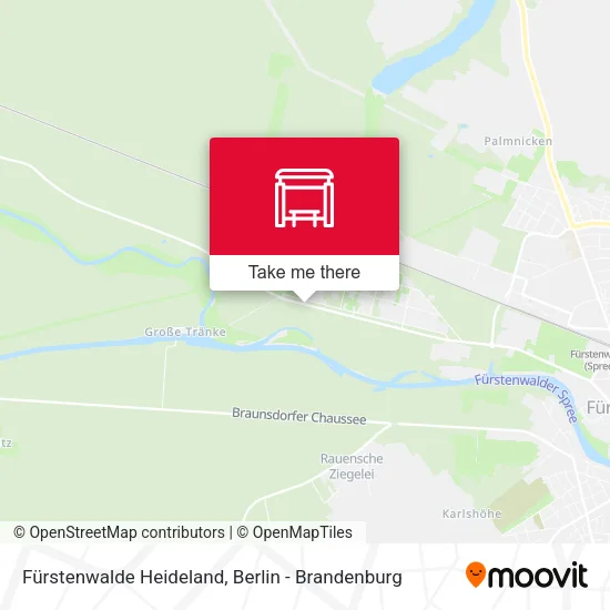 Карта Fürstenwalde Heideland