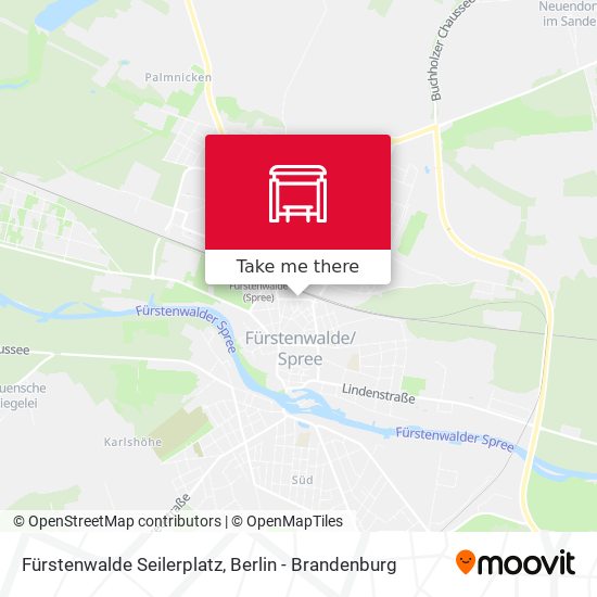 Fürstenwalde Seilerplatz map