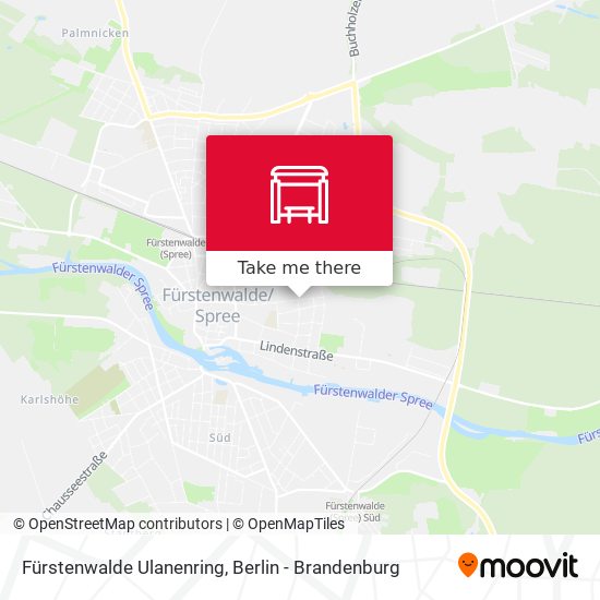 Fürstenwalde Ulanenring map