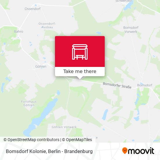 Bomsdorf Kolonie map