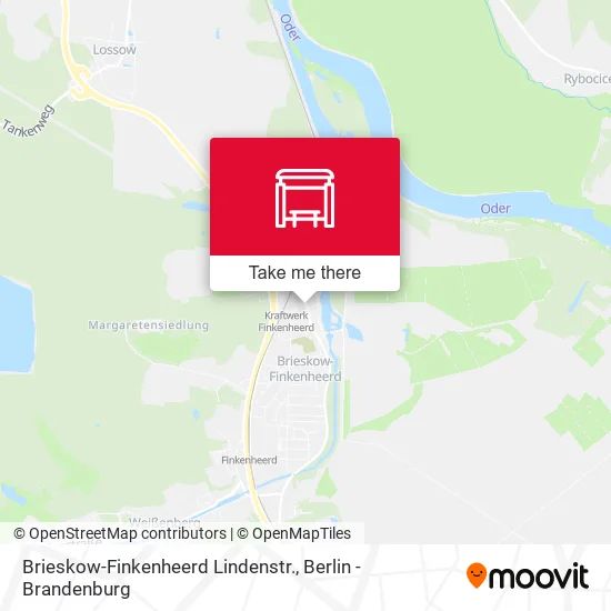 Карта Brieskow-Finkenheerd Lindenstr.