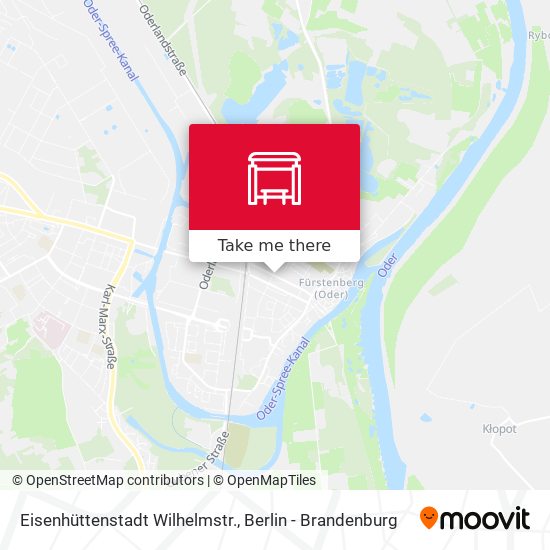 Eisenhüttenstadt Wilhelmstr. map