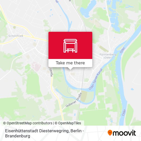Eisenhüttenstadt Diesterwegring map