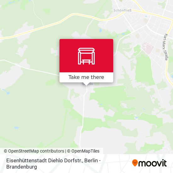 Eisenhüttenstadt Diehlo Dorfstr. map