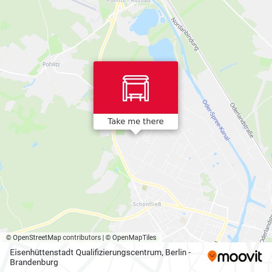 Eisenhüttenstadt Qualifizierungscentrum map