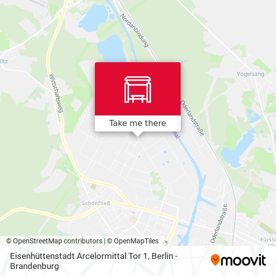 Eisenhüttenstadt Arcelormittal Tor 1 map