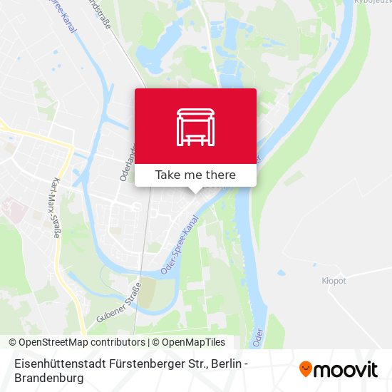Eisenhüttenstadt Fürstenberger Str. map