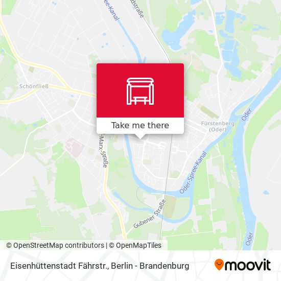 Eisenhüttenstadt Fährstr. map