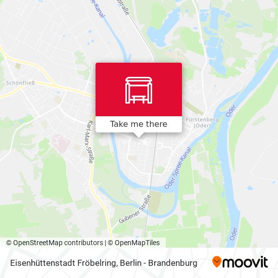 Eisenhüttenstadt Fröbelring map