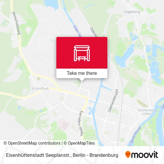 Карта Eisenhüttenstadt Seeplanstr.