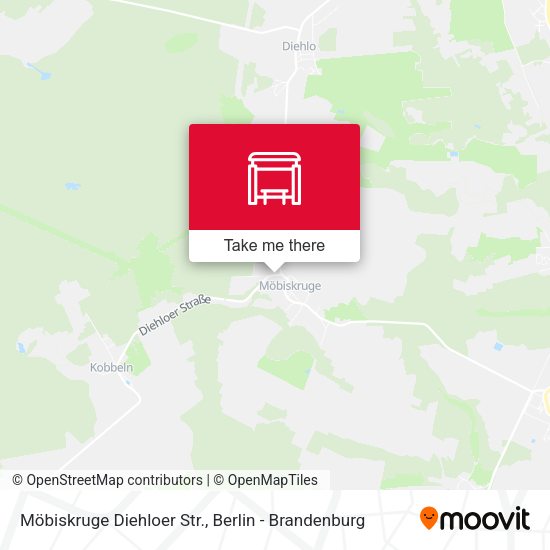 Карта Möbiskruge Diehloer Str.