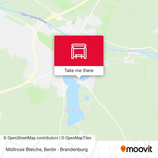 Карта Müllrose Bleiche