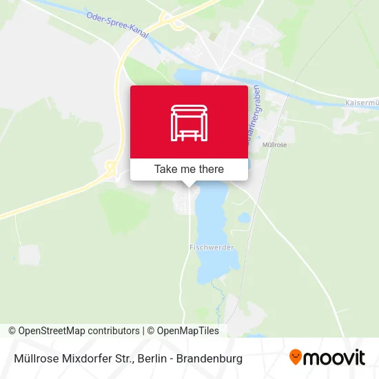 Карта Müllrose Mixdorfer Str.