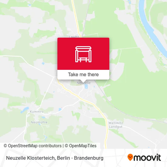 Neuzelle Klosterteich map