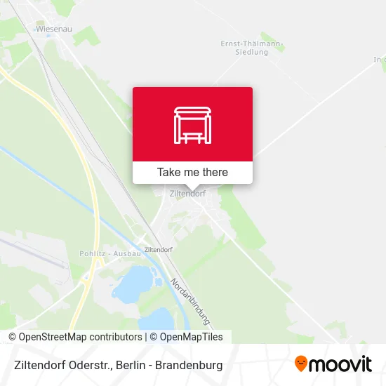 Ziltendorf Oderstr. map