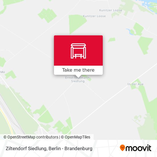 Ziltendorf Siedlung map