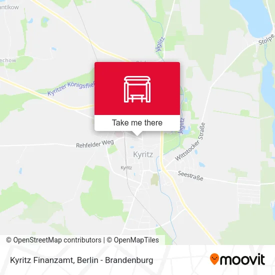 Карта Kyritz Finanzamt