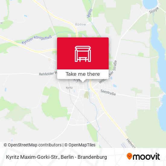 Kyritz Maxim-Gorki-Str. map