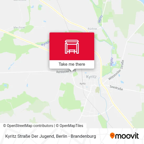 Kyritz Straße Der Jugend map