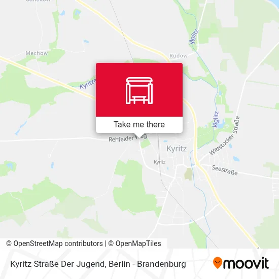 Kyritz Straße Der Jugend map