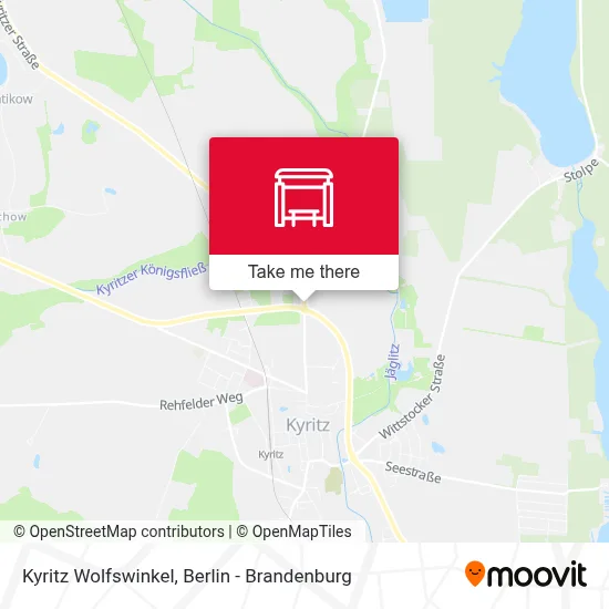 Kyritz Wolfswinkel map