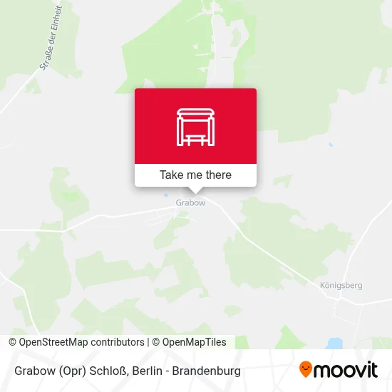 Grabow (Opr) Schloß map