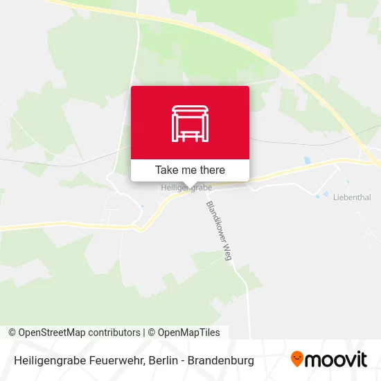 Heiligengrabe Feuerwehr map