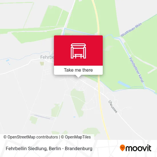 Карта Fehrbellin Siedlung