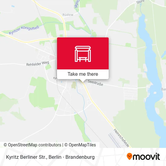Kyritz Berliner Str. map