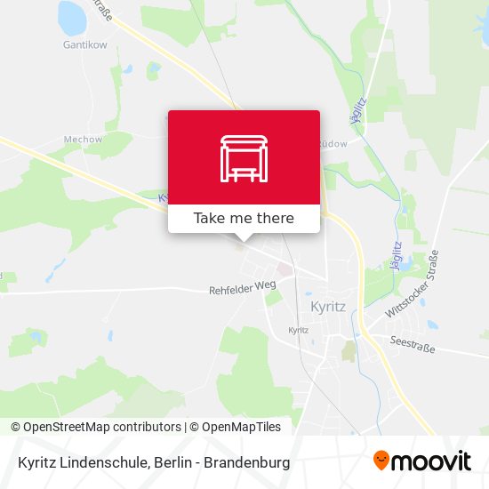 Kyritz Lindenschule map